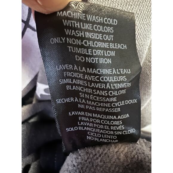 Disney Nightmare Before Christmas Gray Graphic Pullover Hoodie Sweatshirt XL New - Picture 7 of 9